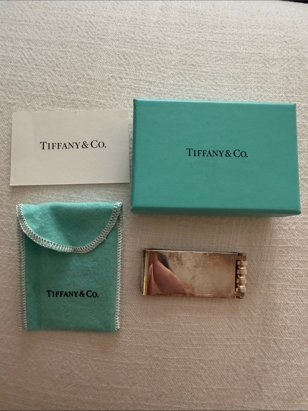 Tiffany & Co. Groove Roller Rolling Money Clip Paloma Picasso in Sterling Silver